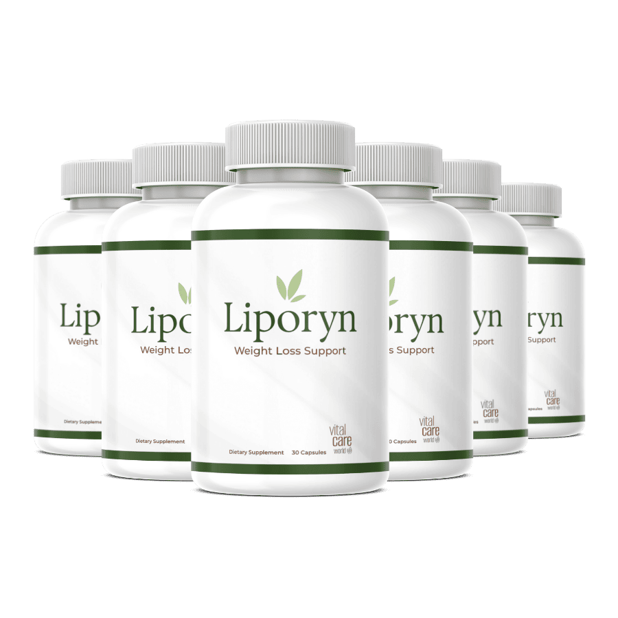 Liporyn 6 bottle value package for an extended metabolic and healthy weight wellness routine